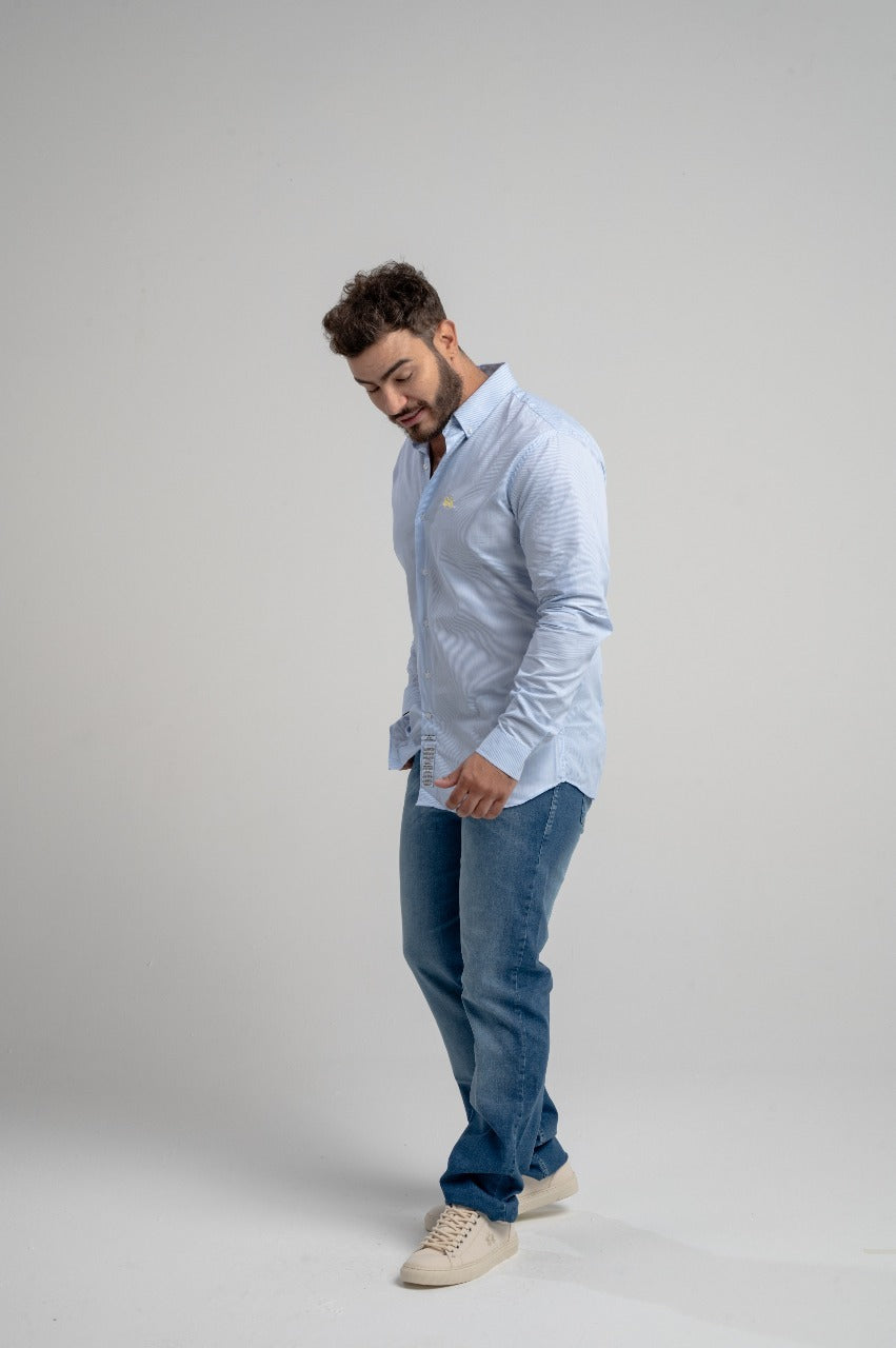 Calça Jeans Lavagem Stone Médio - Jeans