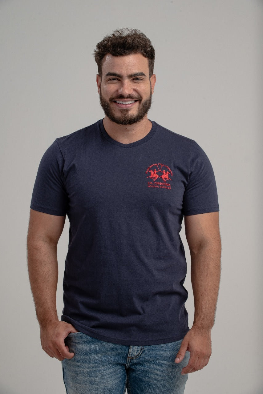 Camiseta Mc Basica Com Bordado G