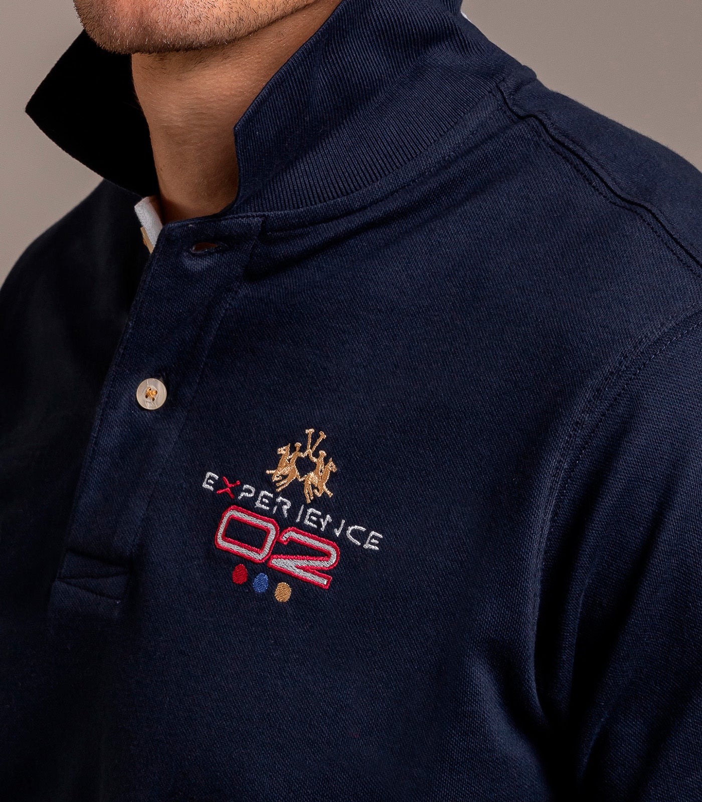 Polo Equipo London - Azul Marinho