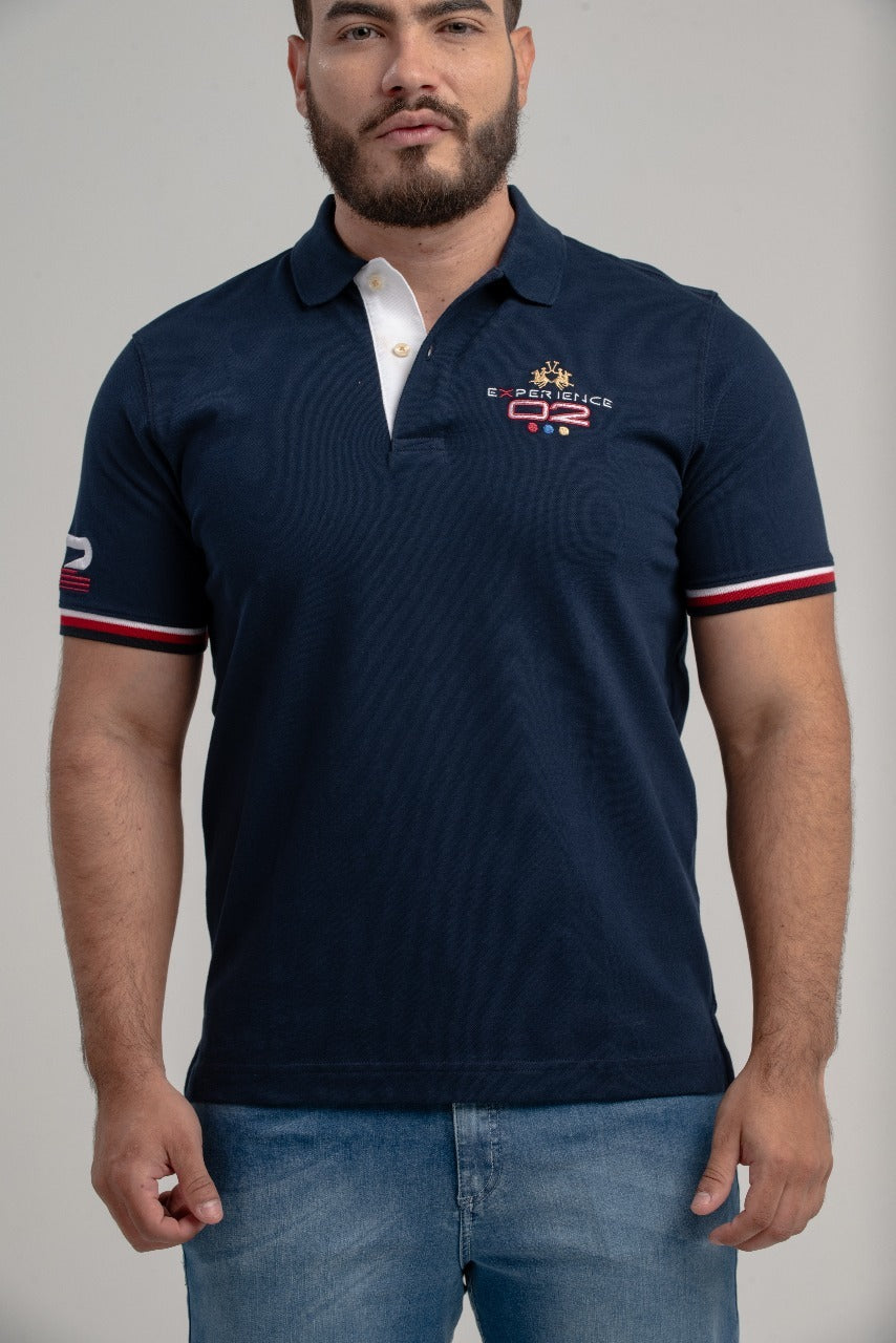 Polo Equipo London - Azul Marinho