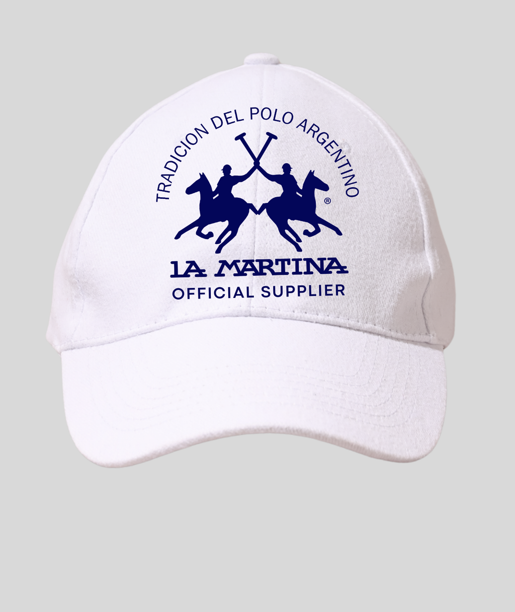 Bone Dad Com Bordado E Aplique Numero 3 La Martina