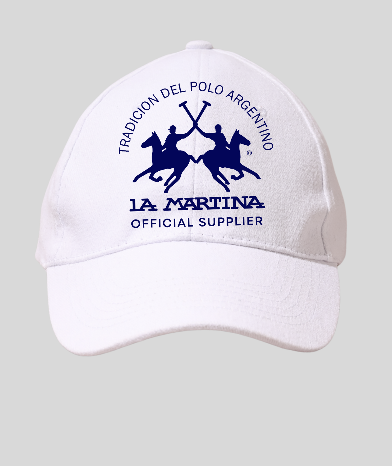 Bone Dad Com Bordado E Aplique Numero 3 La Martina