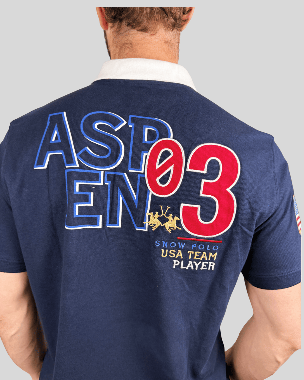 Polo Equipo  Aspen - Azul Marinho