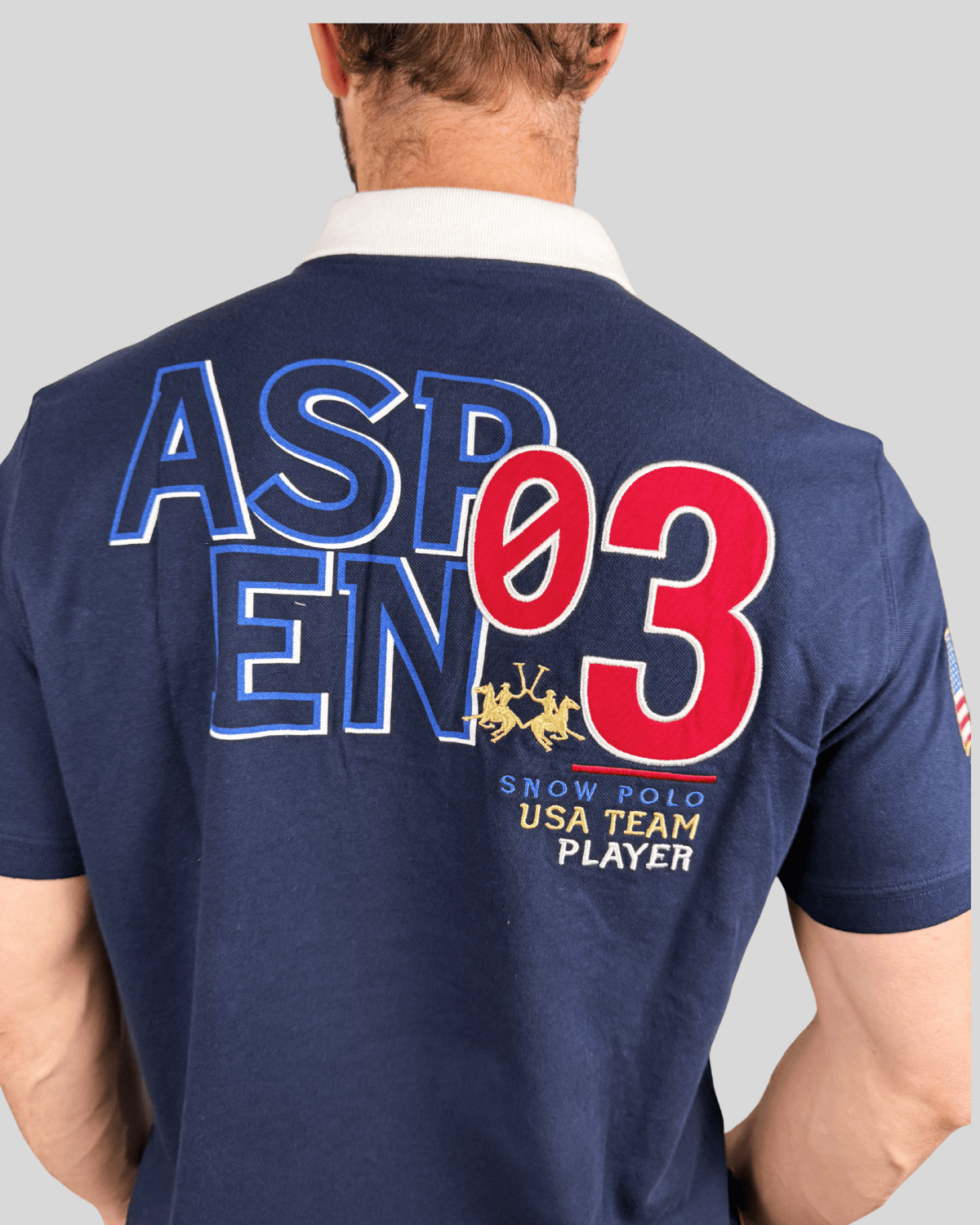 Polo Equipo  Aspen - Azul Marinho