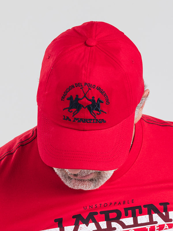 Bone Dad Sarja C/ Bordado Nº 27 - Vermelho