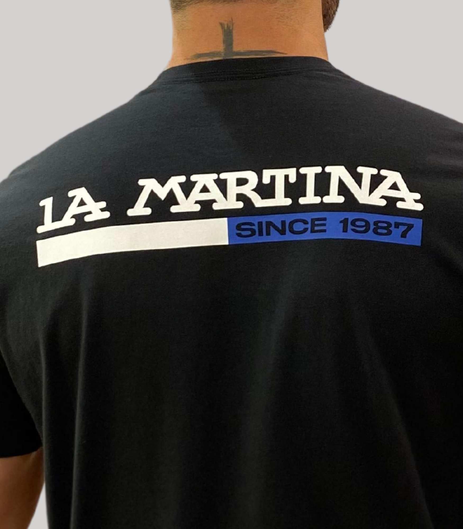 Camiseta Mc Basica Com Estampa Costas - La Martina