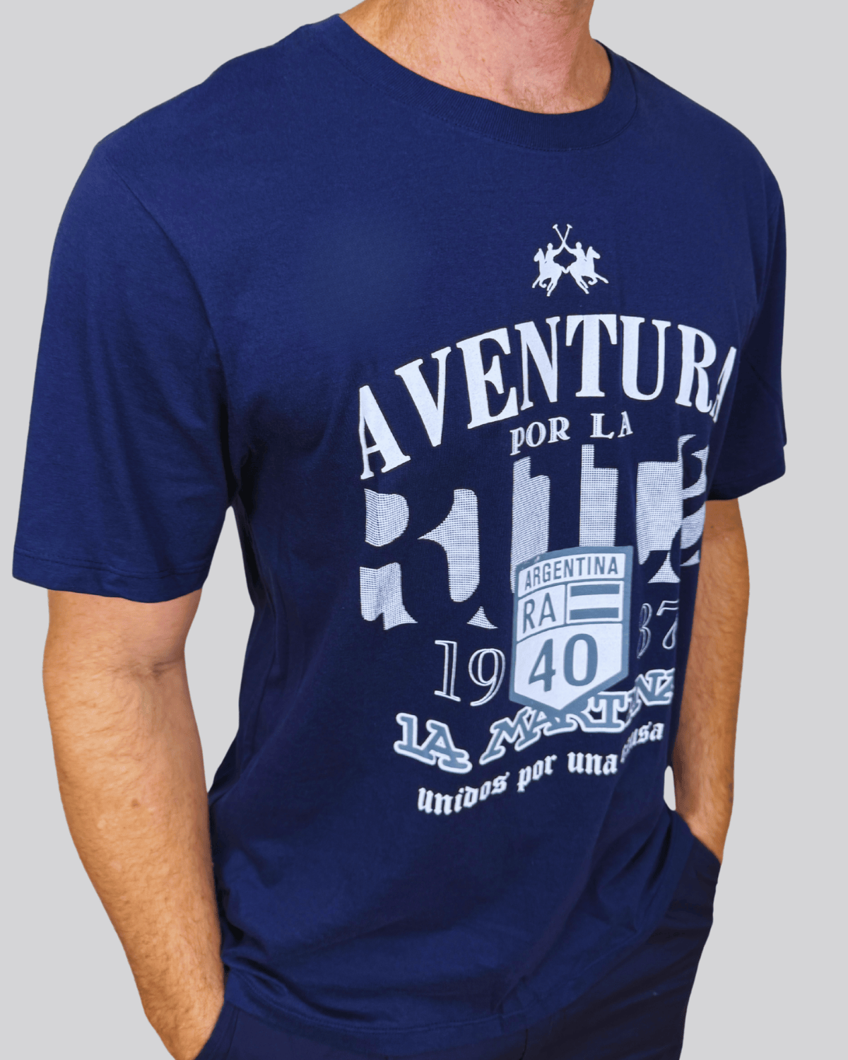 Camiseta Mc  Ruta 40 - Azul Marinho