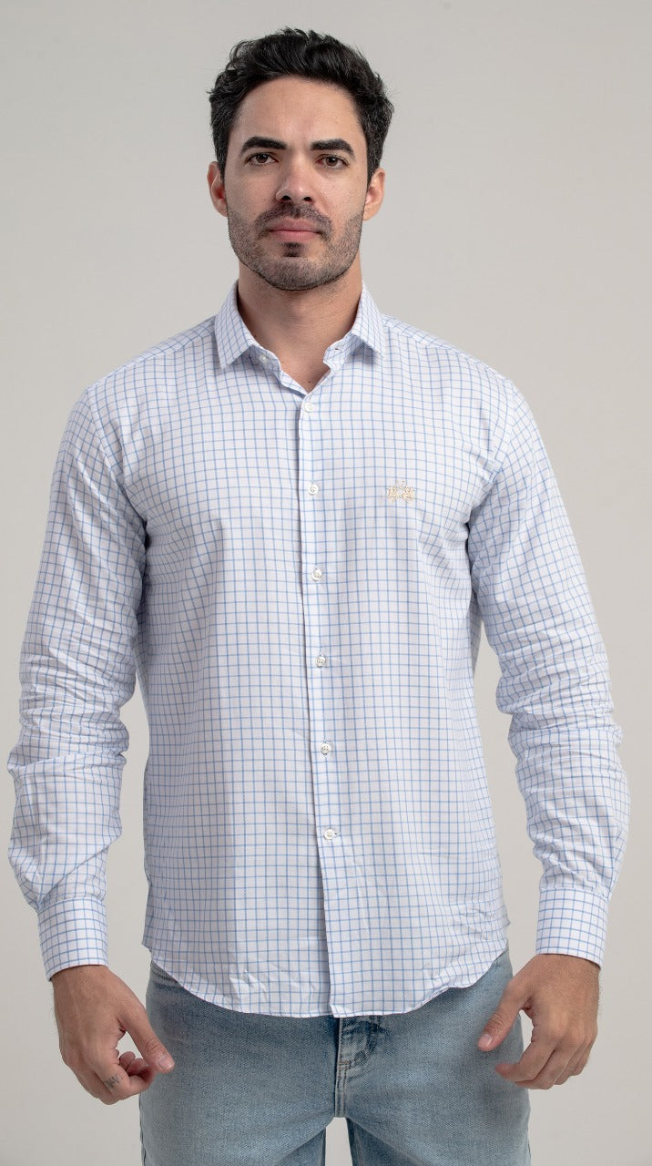 Camisa Ml  Xadrez M420