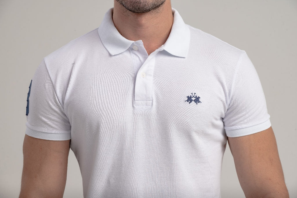 Polo Mc Piquet C/ Stretch Slim Fit Semiequ - Branco
