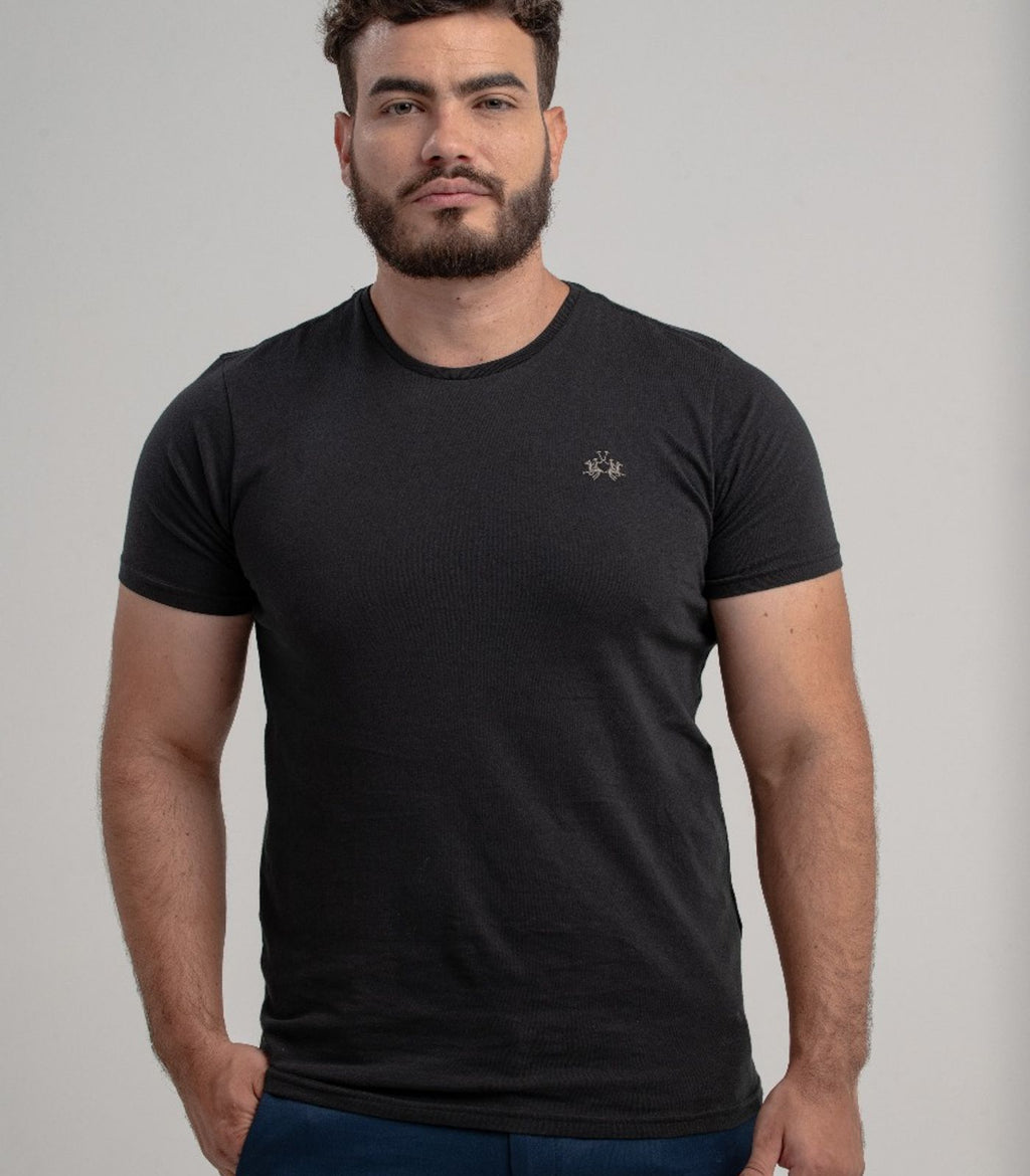 Camiseta Mc Algodao Pima Blue Tag