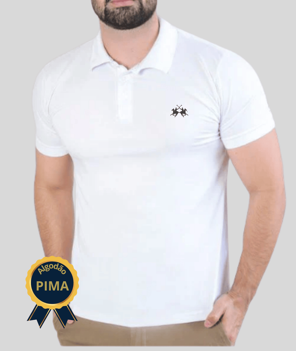 Polo Lisa c/ Bordado Pima La Martina