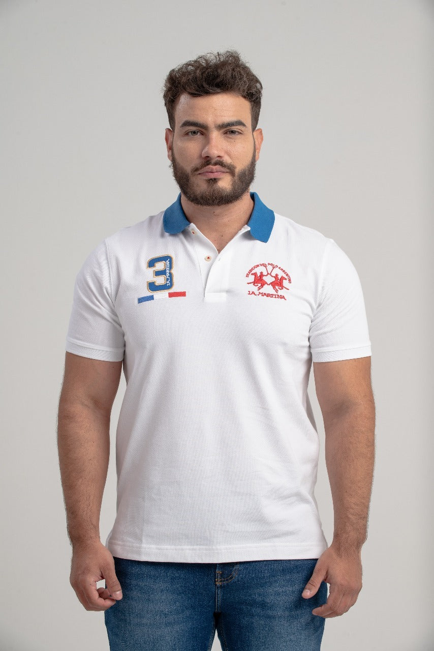 Polo Equipo Paises Francia - Branco