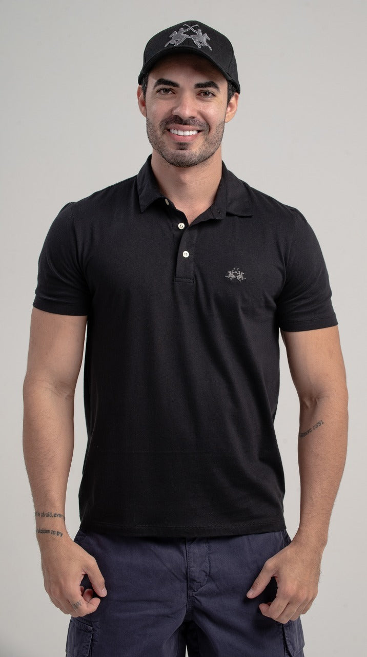 Polo Lisa c/ Bordado Pima La Martina