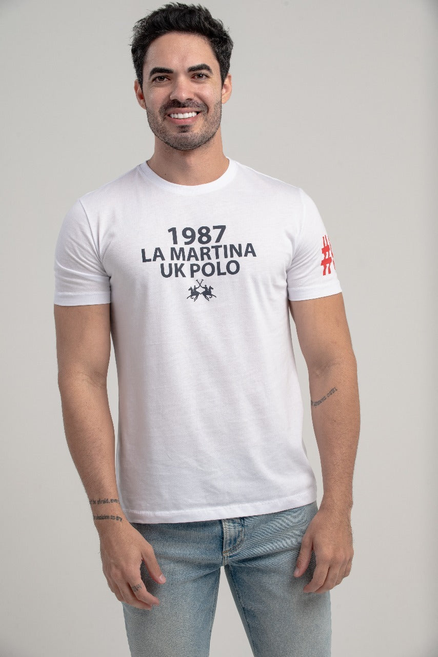 Camiseta Mc Algodão Pima 1987 La Martina