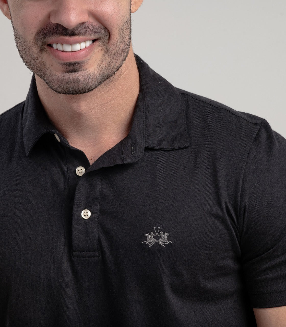 Polo Lisa c/ Bordado Pima La Martina