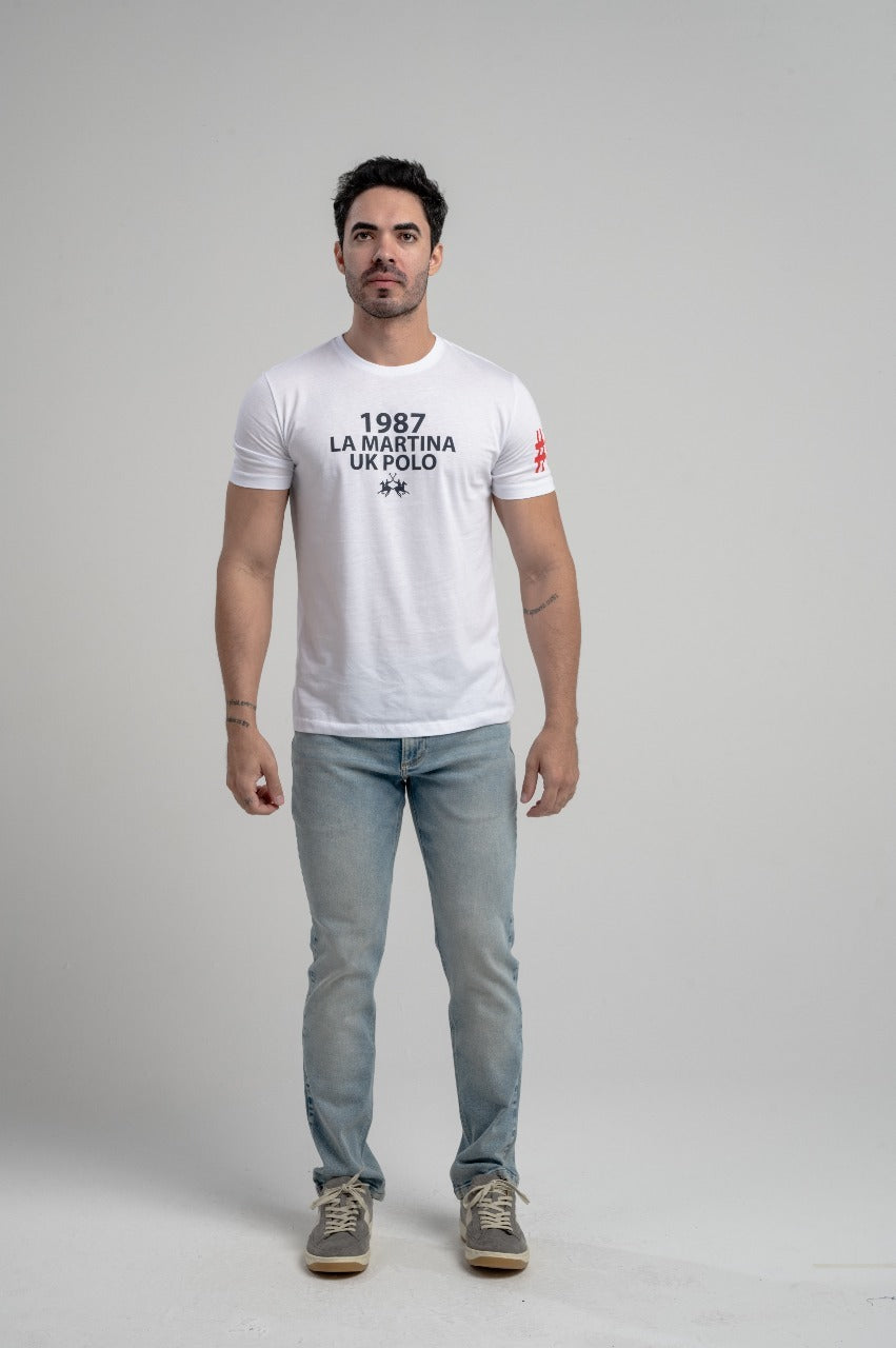 Camiseta Mc Algodão Pima 1987 La Martina