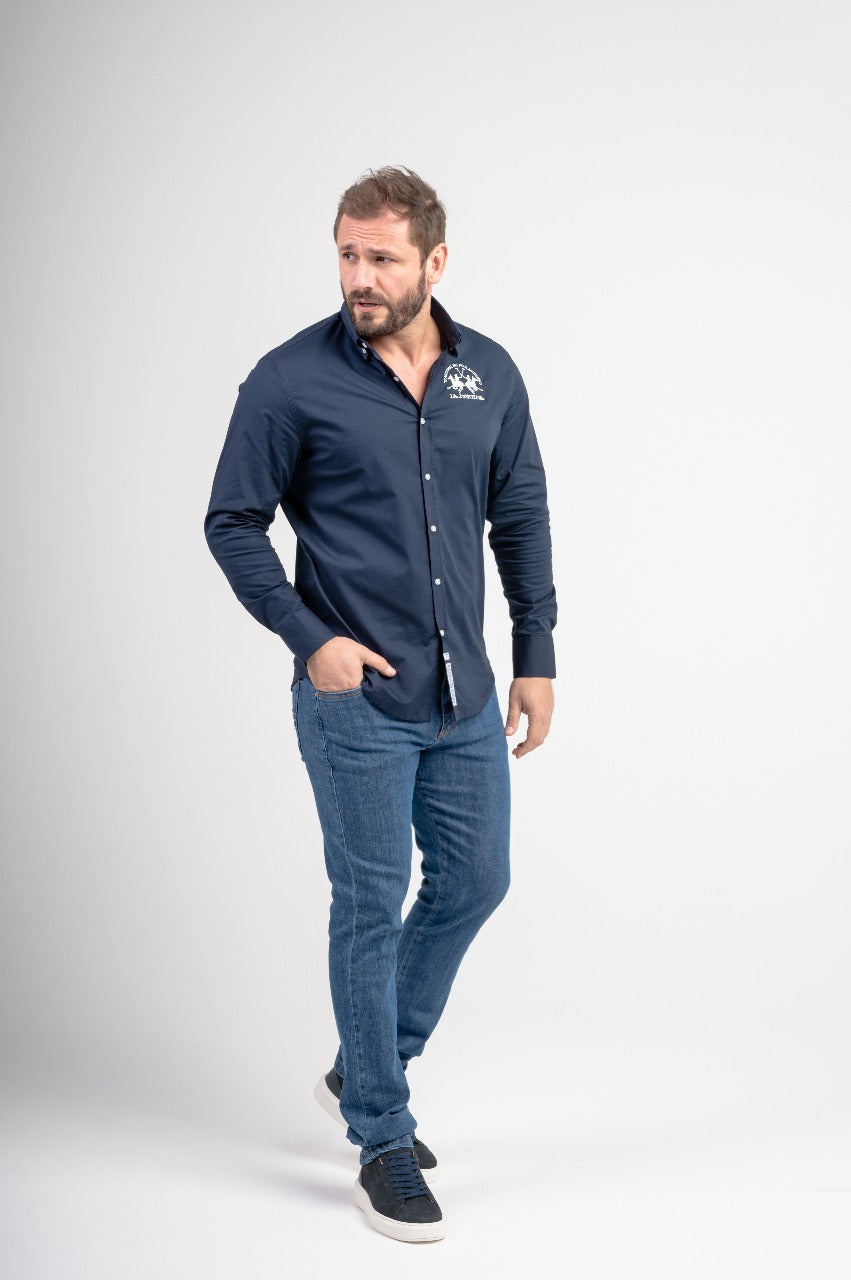 Calca Jeans Lavagem Média - Jeans