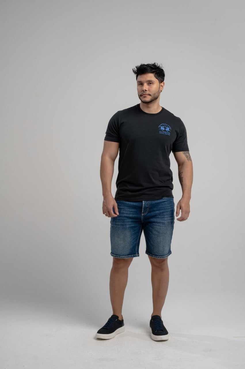 Camiseta Mc Basica Com Bordado G