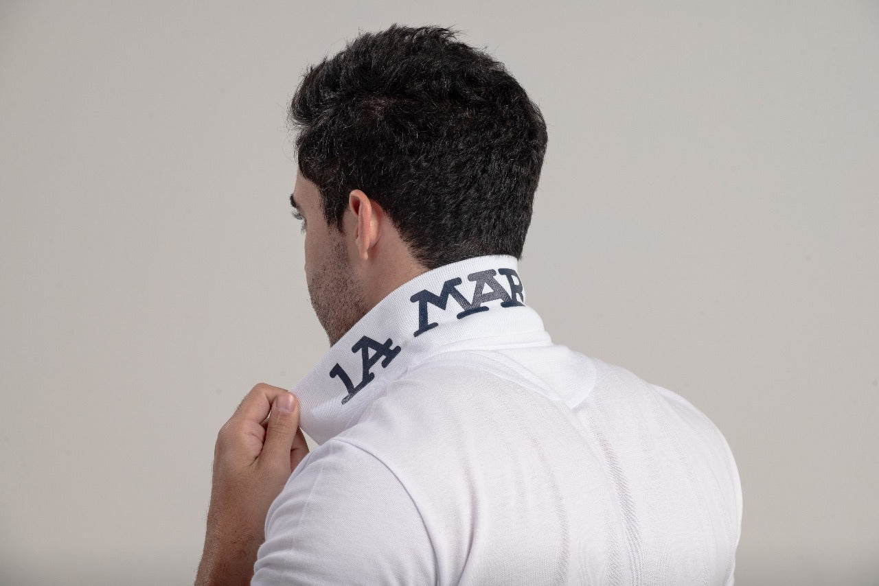 Polo Mc Piquet C/ Stretch Slim Fit Semiequ - Branco