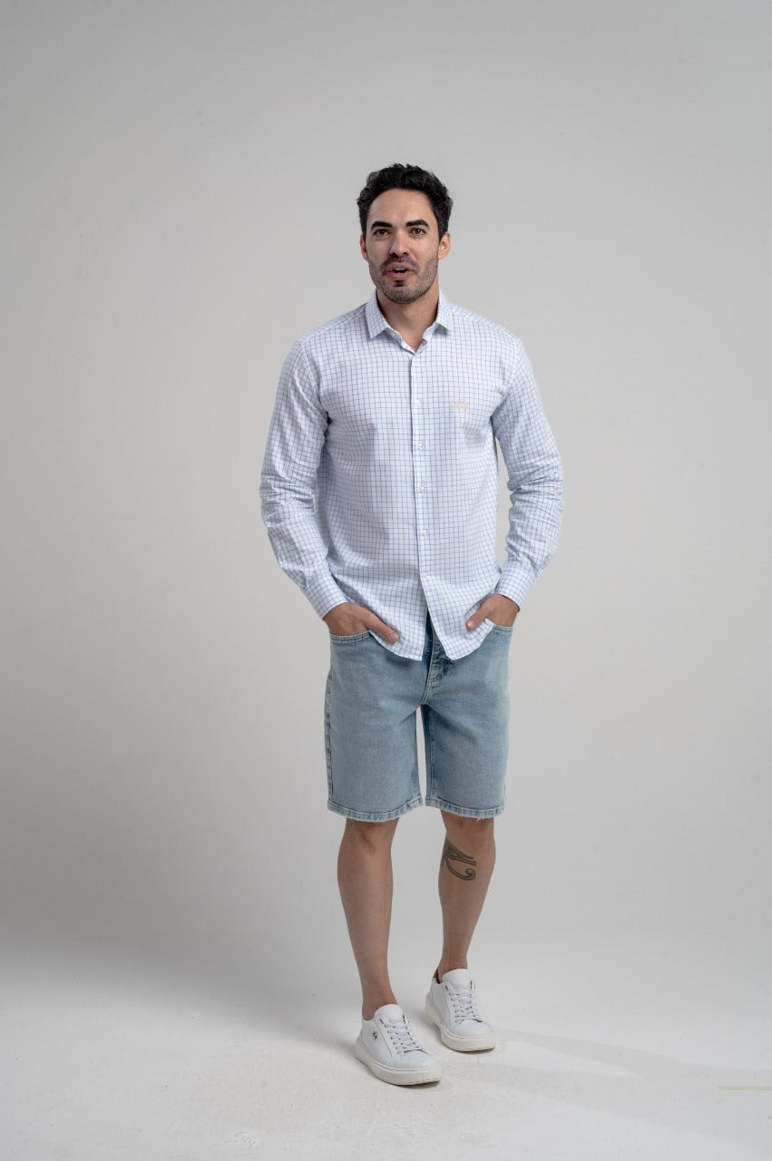 Camisa Ml  Xadrez M420