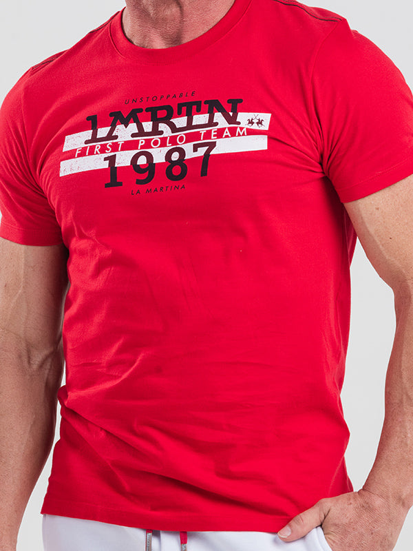 Camiseta Mc Meia Malha Regular Fit Basica Lmrtn 1