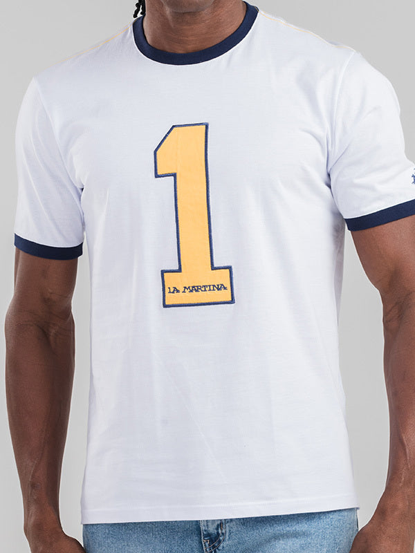 Camiseta Mc Meia Malha Regular Fit Semi Equipo C/ - Branco