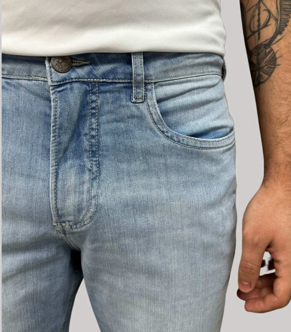 Calça Jeans Elastano Claro - Jeans