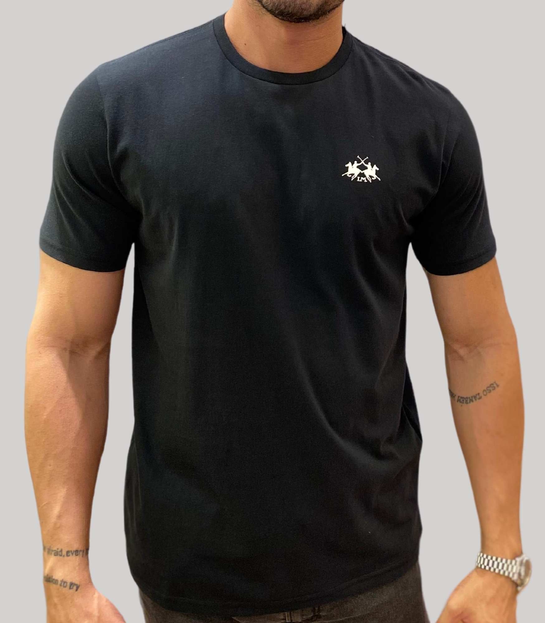 Camiseta Mc Basica Com Estampa Costas - La Martina