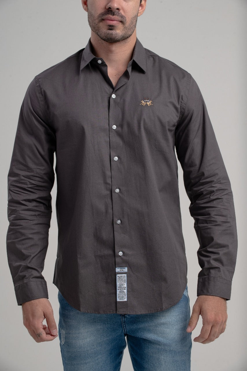 Camisa Ml Galles Stretch Slim
