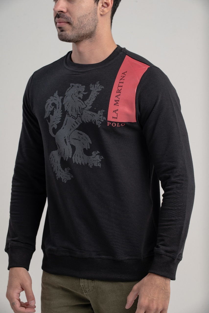 Blusa Ml Moletinho Reg Fit Es - Preto